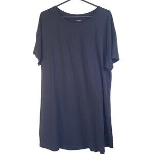 Sonoma Black Cotton Modal Blend Sleepwear Shirt L Comfy Crew Neck Lightweight